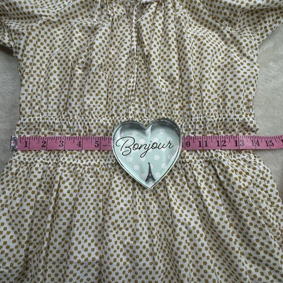 ANTHROPOLOGIE Somerset Puff Sleeve Edition Neutral Motif S Small - Picture 10 of 11